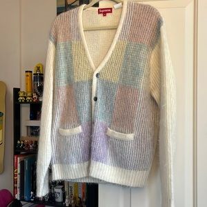 Supreme Plaid Cardigan